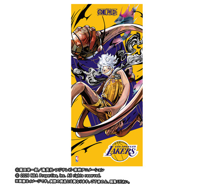 ワンピース」ルフィ、サボ、シャンクスがNBA選手に!? コラボTシャツ