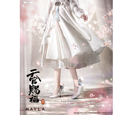 謝憐と花城 天官賜福 貮」謝憐と花城を優雅に表現…！繊細な刺繍が贅沢な「MAYLA