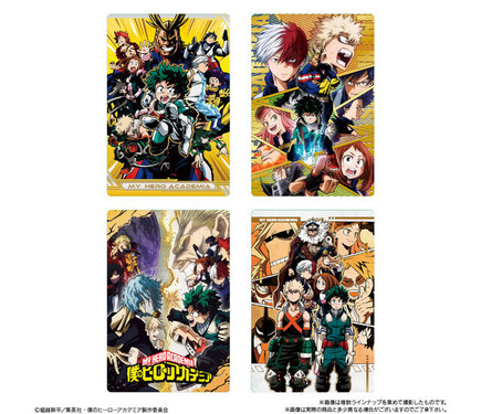 ヒロアカ」箔押し仕様の歴代キービジュアルなど全36種！カード付き