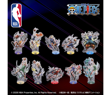 サボがドリブル！ エースはダンク!? 「ワンピース」×NBAコラボのトート