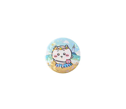 激レア ハチワレ ちいかわ 缶バッジ ヴィレヴァン でかっ ちいかわ」ハチワレ、うさぎたちの最高バカンスな限定グッズ