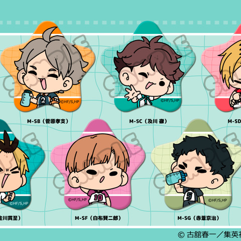 「ハイキュー!!」影山飛雄や孤爪研磨、及川徹らセッター8人が集結！ 「mochocho」第2弾グッズ登場♪ 画像