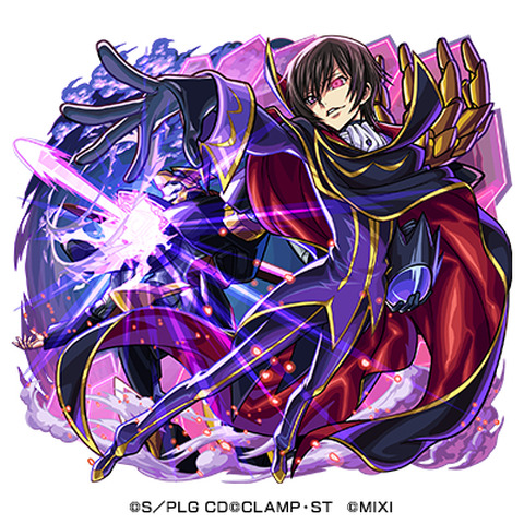「コードギアス」“生きろ！”スザクはギアス発動状態!! ルルーシュ率いる黒の騎士団も集結♪ 「モンスト」初コラボ開催 画像