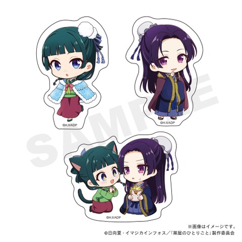 「薬屋のひとりごと」猫猫＆壬氏が“ポンチョ”でおめかし！ キュートなミニキャラ描き起こしグッズ登場♪ 画像