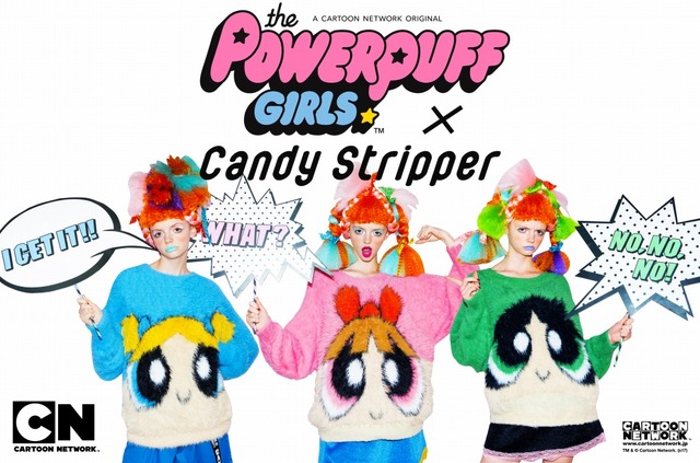 「THE POWER PUFF GIRLS×Candy Stripper」TM&(c)Cartoon Network.(s17)