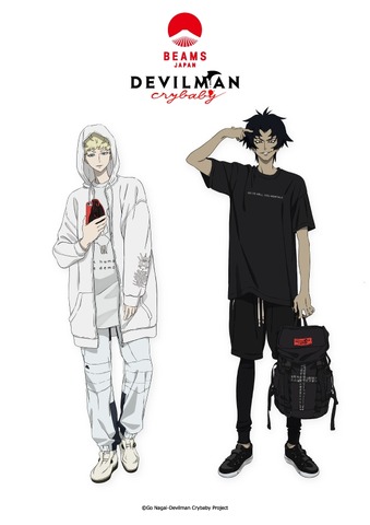 『DEVILMAN crybaby』BEAMSコラボビジュアル(C)Go Nagai-Devilman Crybaby Project