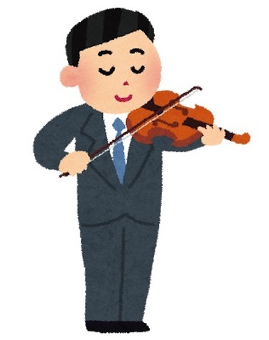 「バイオリンで思いつくキャラクターといえば？」