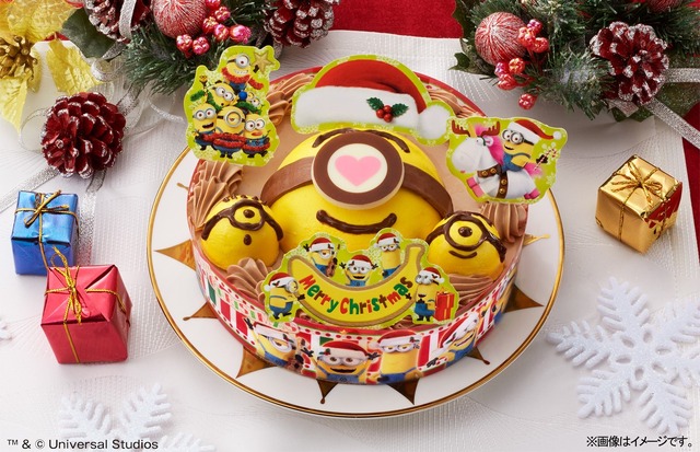 ミニオンがクリスマスケーキに チョコペン ピックでデコレーション楽しもう アニメ アニメ