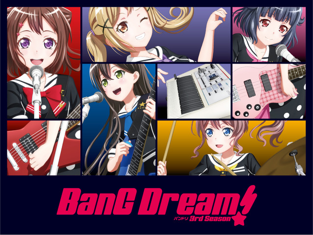 『BanG Dream! 3rd Season』キービジュアル（C）BanG Dream! Project （C）Craft Egg Inc. （C）bushiroad All Rights Reserved.