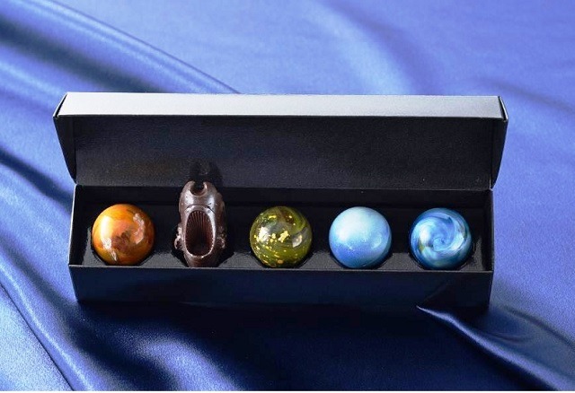 「宇宙戦艦ヤマト2199」がモデル　地球、イスカンダル、ガミラスが美し過ぎるチョコレートに