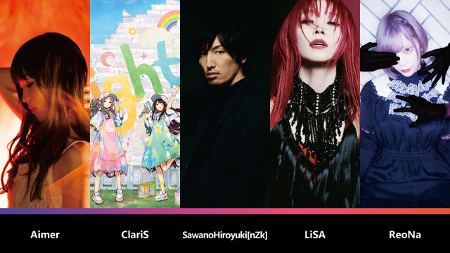 Lisa Clarisらライブ出演決定 Aniplex Online Fes 21 第2弾ラインナップ アニメ アニメ