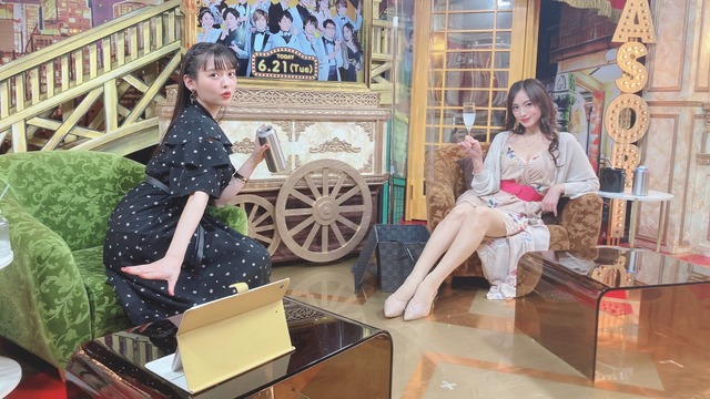 『声優と夜あそび 火【たかはし智秋×上坂すみれ】#10』（C）AbemaTV,Inc.