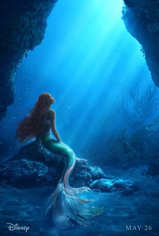 実写 リトル マーメイド 海底に降り注ぐ日の光が美しい Us版ティザーポスター公開 アニメ アニメ