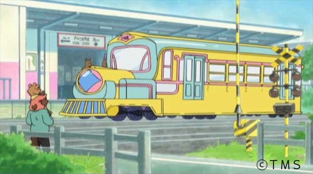 西武線車内で公開 トムスと西武鉄道のコラボアニメ でででん が話題 アニメ アニメ