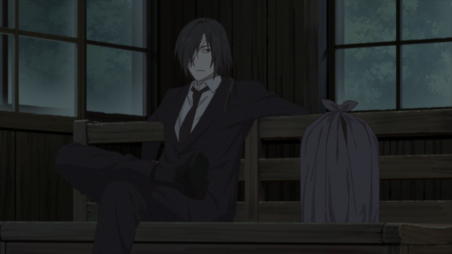 『夏目友人帳 漆』第6話「廃駅・ふたつの輪」先行カット（C）緑川ゆき・白泉社／「夏目友人帳」製作委員会