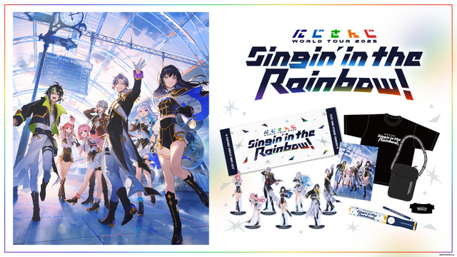 「にじさんじ WORLD TOUR 2025 Singin’ in the Rainbow！」ライブグッズ