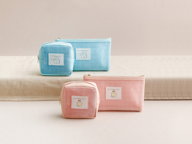 「メッシュミニポーチ えびふらいのしっぽ」「メッシュペンポーチ えびふらいのしっぽ」など（C）2025 SAN-X CO., LTD. ALL RIGHTS RESERVED.