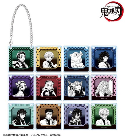 TVアニメ『鬼滅の刃』「トレーディングアクリルドアプレート風チャーム」（C）吾峠呼世晴／集英社・アニプレックス・ufotable