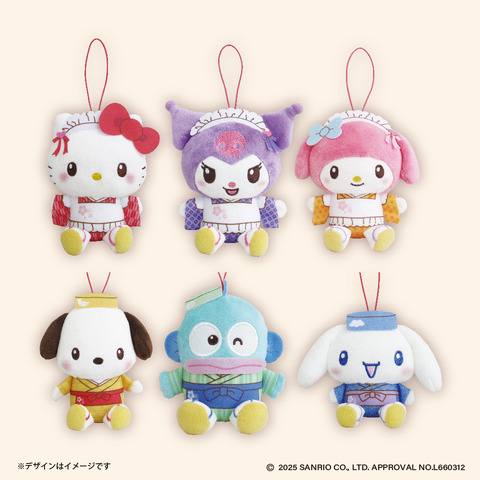 サンリオキャラクターズ　和菓子ティータイム　キャラマスコット　～ＧｉＧＯ限定～