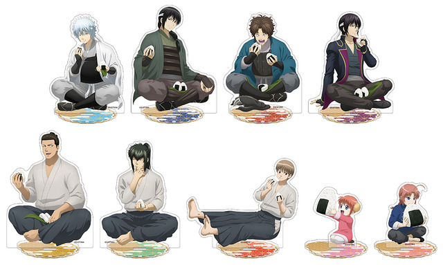 「『銀魂』フェア～食える時に食っとかないとね～」アニメイトで開催。新グッズ「アクリルスタンド」（C）空知英秋／集英社・テレビ東京・電通・BNP・アニプレックス