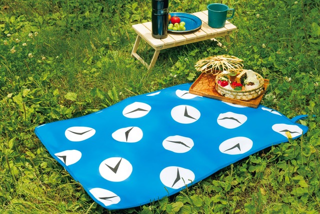 『BE-PAL』9月号特別付録“タイムふろしき”柄ピクニックシート