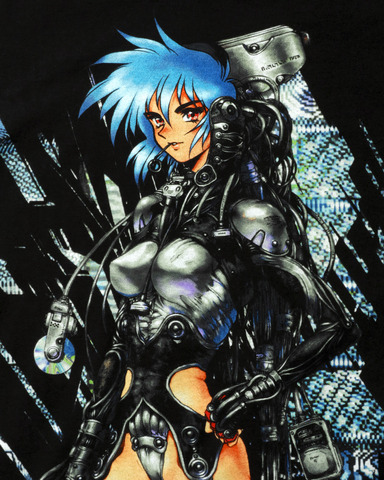 THE GHOST IN THE SHELL (SHIROW MASAMUNE) × GEEKS RULE　15 SILKSCREEN PRINTING LS T SHIRT 　　販売価格：15,400円(税込)