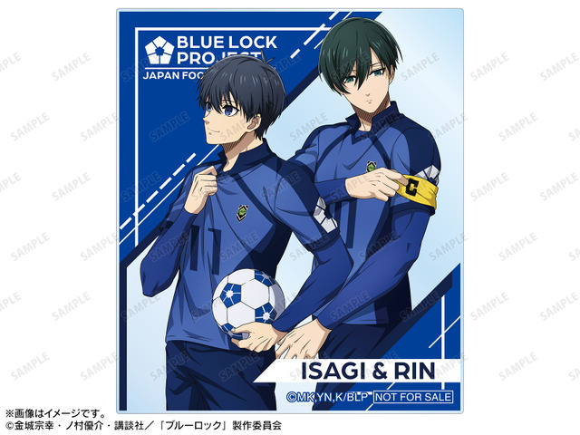 描き下ろし 潔 世一&糸師 凛 歩みver. アクリルカード イベント限定特典