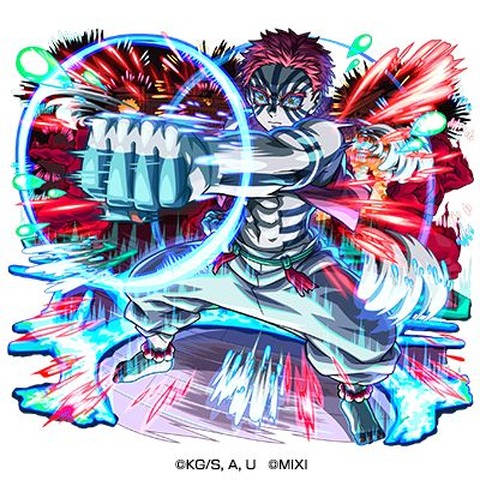 木属性 ★6 修羅 上弦の参 猗窩座 （獣神化）