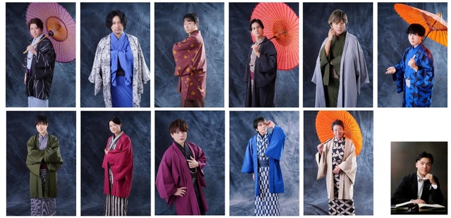 下野紘、武内駿輔、関智一らの和装姿が粋…♪ 井上和彦演出舞台「四季シリーズ 秋 富嶽百景／駈込み訴え」ビジュ公開