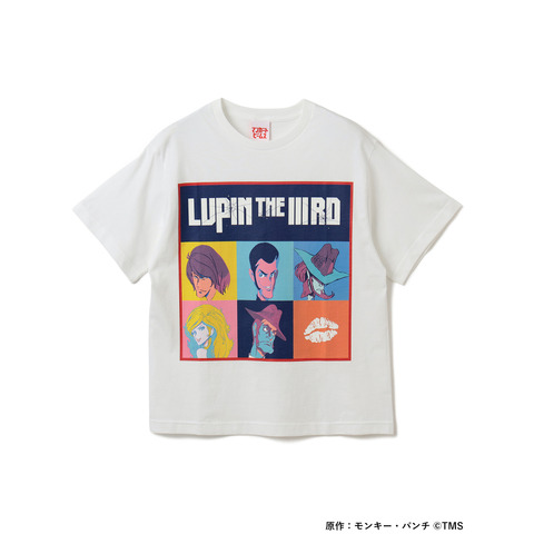 アニメ『LUPIN THE IIIRD』×「マンガート ビームス」POPART Tシャツ