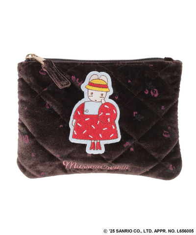 サンリオキャラクターズ×Green Parks 「キルトポーチ」マロンクリーム