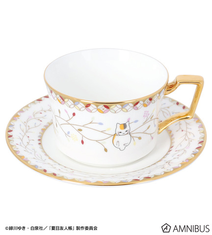 TVアニメ『夏目友人帳』ノリタケコラボ ニャンコ先生 カップ＆ソーサー