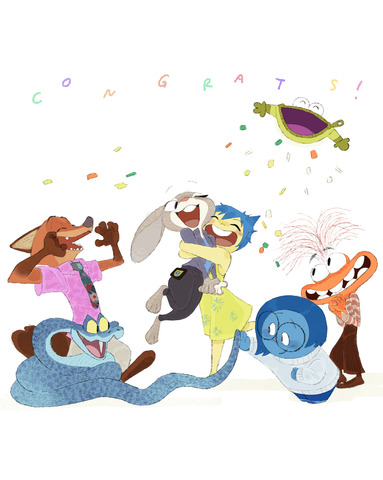 映画『ズートピア２』大ヒット記念アート