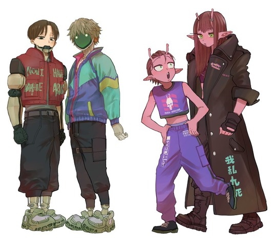 『銀河特急 ミルキー☆サブウェイ』コミックス1巻 描き下ろしイラスト（アニメイトセットアクリルスタンドイラスト）