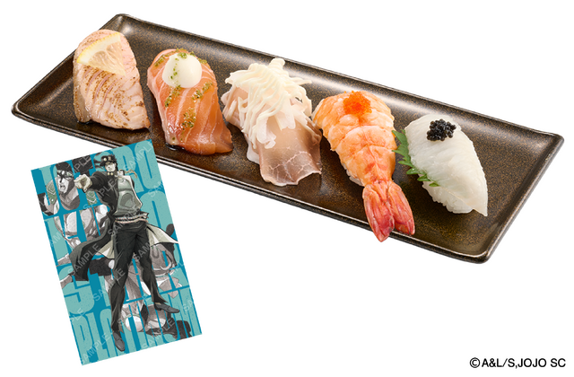 ジョジョの奇妙な冒険コラボ限定トラベルステッカー付き おすすめ彩り5種盛り