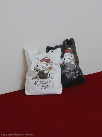 HELLO KITTY×Ameri NYLON TOTE BAG ¥5,500+Tax