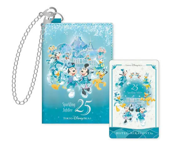 東京ディズニーシー25 周年“スパークリング・ジュビリー” 東京ディズニーシー・ホテルミラコスタ カードキー＆キーケース