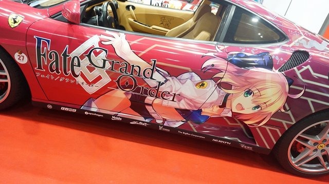 Fate Grand Order の痛車や実寸サイズの宝具が Animejapan 16に登場 アニメ アニメ