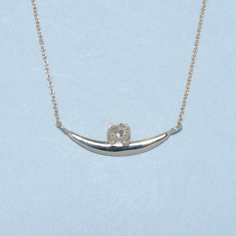 10K HELLO KITTY Moon Luckネックレス