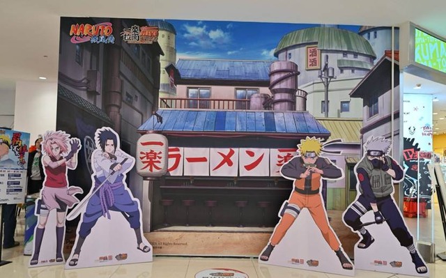 一楽ラーメン店の広告パネル（写真：合同会社Rouse  李啓源）