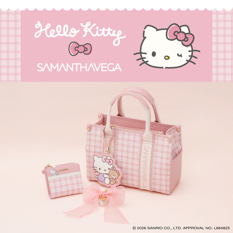 「ハローキティ」×「SAMANTHAVEGA（サマンサベガ）」コラボコレクション