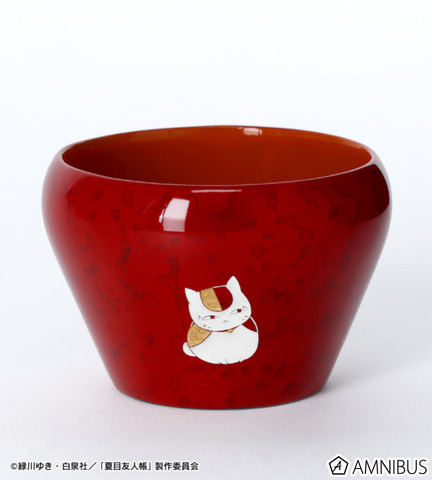 TVアニメ『夏目友人帳』津軽塗コラボ ニャンコ先生 おちょこ和島型