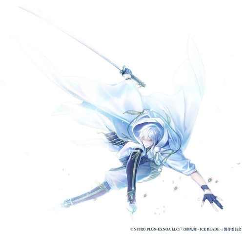 アイスショー『刀剣乱舞 - ICE BLADE -』第二弾描き下ろしキャラクタービジュアル『鶴丸国永 イメージオンアイスver.』
