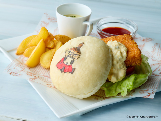 サーモンバーガー（扇子付き）　2,500円