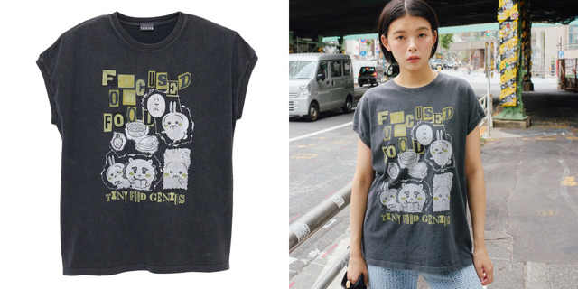 ワイドノースリーブ  FOCUSED ON FOOD　(size:M～L)　4,400円(税込)