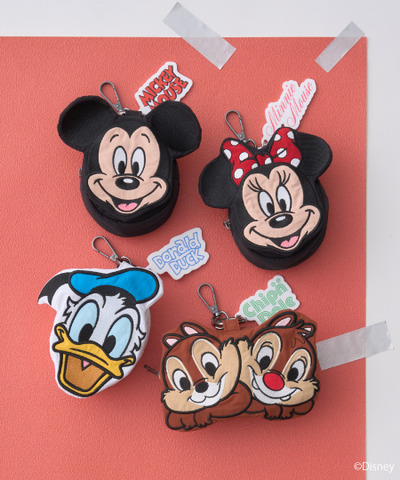 【Mickey＆Friends】フェイスポーチチャーム