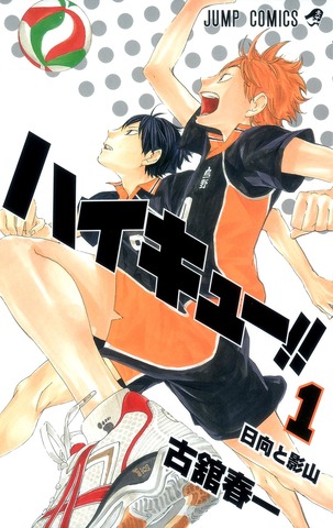 『ハイキュー!!』書影　（1巻）　(c)古舘春一／集英社