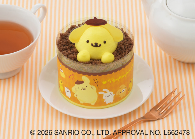 ポムポムプリンのプリン風ケーキ