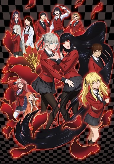 賭ケグルイ キャラ勢揃いのキービジュアル公開 先行上映イベントの実施も アニメ アニメ