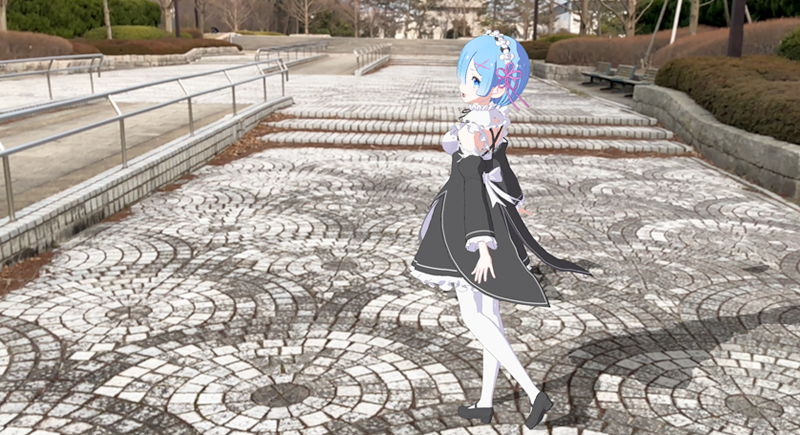 Re ゼロ レムが現実に出てきた 等身大 Arフィギュア 登場 これでどこでも一緒にいられますね アニメ アニメ